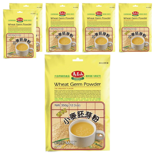 馬玉山 小麥胚芽粉, 無添加糖，健康無負擔, 無防腐劑，安心無虞, 350g, 6包