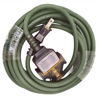 MAX STAR 太星電工 一開三插動力軟線, 5m, 軍綠色, 1條