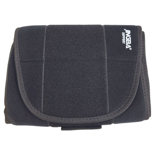 JINGBA SUPPORT 支撐加壓透氣運動護腰, 彈力繃帶 支撐條 魔鬼氈, XL(107 x 23cm), 黑色, 1個