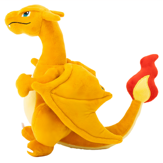 Pokemon 寶可夢 翅膀跳跳絨毛玩偶 經典角色重現 柔軟舒適好觸感, 1個, 噴火龍