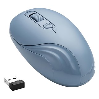 RASTO RM20 三段切換超靜音無線滑鼠 光學滑鼠, R-PCA022, 藍色