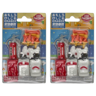 Iwako 橡皮擦組 緊急救援 日本製造, 2組