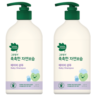 GREEN FINGER 綠手指 嬰兒保濕洗髮精 500ml - 西班牙橄欖油 安心配方, 2瓶