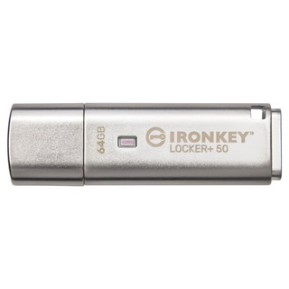 Kingston 金士頓 IronKey Locker Plus 50 AES Encrypted/USB-Cloud IKLP50, 64GB, 1個