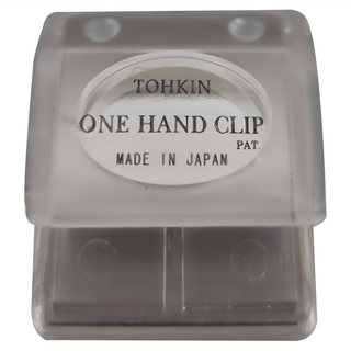 TOHKIN 東京金屬 單手磁鐵文件夾 透明 日本製造, 1個