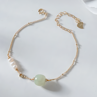 RADIANT STAR 璀璨之星 玉石 恬靜歲月 手鍊 SL831 925純銀 1個