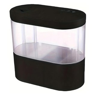 水幻奇境 迷你桌面魚缸 360度高清視角 USB, 黑色, 1個