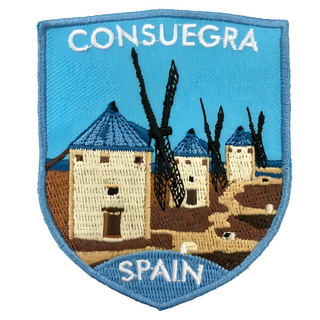 A-ONE 匯旺 西班牙 孔蘇埃格拉 地標造型刺繡 7.5 X 6 CM, 1個