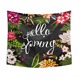 小銅板 掛布, 熱帶花卉