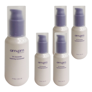 NARUKO 牛爾 am pm 台灣公司貨 5%神經醯胺修護輕盈乳, 100ml, 5瓶