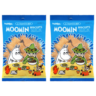 Hokka 北陸製菓 嚕嚕米造型餅乾 牛奶口味, 72g, 2包