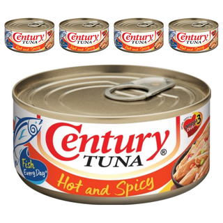 Century 世紀牌 HOT AND SPICY 辣味鮪魚罐頭 180g, 5罐