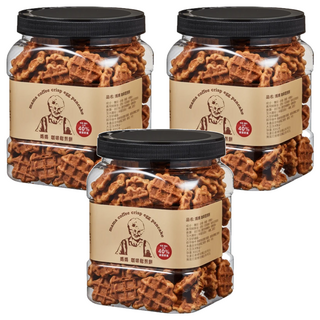 恩澤食品 媽媽咖啡雞蛋鬆煎餅, 獨特咖啡香氣, 香酥爽脆, 雞蛋與咖啡口味結合, 260g, 3罐