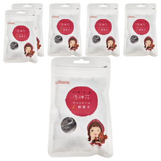 山海經脈 洛神花鮮果干 台東名產, 80g, 6包