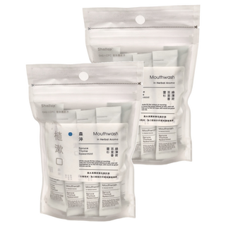 Shallop 刷樂 植漱口攜帶包 森淬 10包, 120ml, 2袋