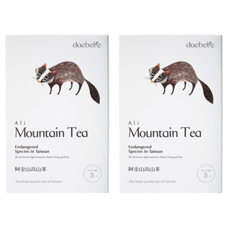 daebete 茶米茶 寶島生態 阿里山高山茶 Set 5, 台灣特有亞種, 口感甘醇芬芳, 冷熱皆宜, 通過多項檢驗, 產地履歷看的見, 7g, 5入, 2盒