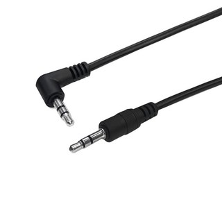 i-gota 愛購它 L型 立體聲音源線 3.5mm公對母 90度, 35PP03-L, 1條