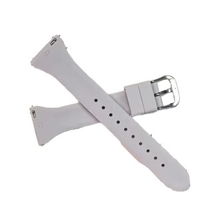 Apollo Life 阿波羅 小蠻腰系列矽膠錶帶 快拆式, 淺灰色, 1個