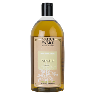 MARIUS FABRE 法鉑馬賽肥皂 香氛液體皂 馬鞭草 1L-天然草本香氛，溫和潔淨肌膚, 1瓶
