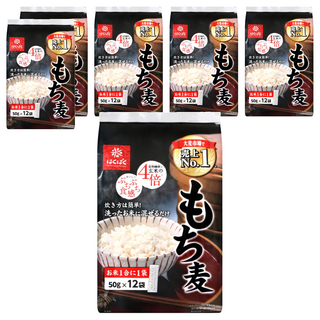 Hakubaku 黃金糯麥, 含豐富膳食纖維, 50g x 12袋, 600g, 6袋