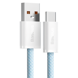 Baseus 倍思 靈動系列 Type-C快充數據線 USB to Type-C 100W 傳輸速率480Mbps, 2m, 藍色, 1條