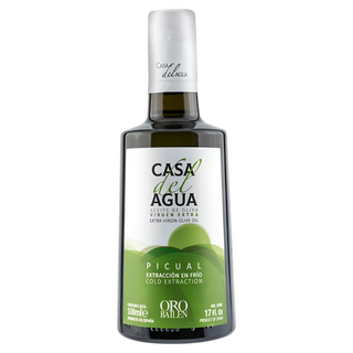 CASA DEL AGUA 歐嘉 特級冷壓初榨橄欖油 職人款, 西班牙莊園頂級品牌, 酸度低至0.2%, 500ml, 1瓶