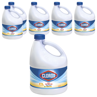 CLOROX 高樂氏 漂白水 檸檬香, 2.8L, 6桶