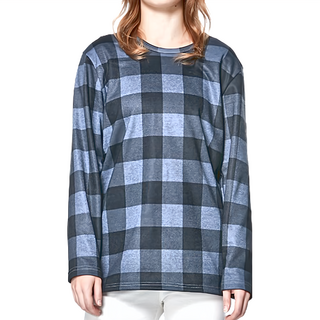 MI MI LEO MIT時尚刷毛經典格紋機能服 超值兩件組