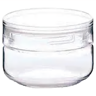 日本星硝 淺型寬口徑清透玻璃儲物罐 170ml, 1罐