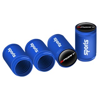 Bebehome SPORTS 磨砂輪胎氣門嘴帽, 4個, 藍色