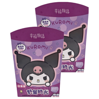 明基健康生活 幸福物語 醫用兒童平面口罩 酷洛米野餐時光 145 x 90mm, 紫芋布丁, 30片, 2盒