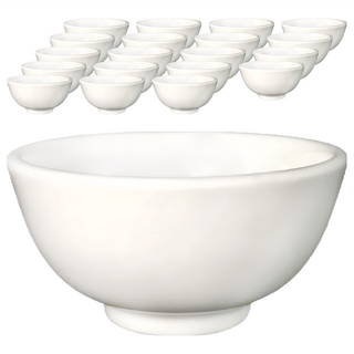 TATUNG 大同磁器 港式小飯碗3.87吋 家用陶瓷飯碗 湯碗 沙拉碗, 白色, 20個