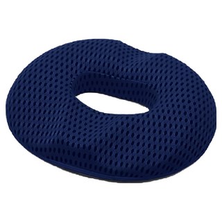 HONDONI 新款4D日系網狀透氣記憶坐墊, 藏青色, 1個