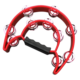 Roniro 手搖鈴 紅色 兒童音樂啟蒙教具 訓練手眼協調 聲音清脆悅耳, 1個