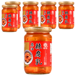 江記 麻油辣腐乳, 320g, 6罐