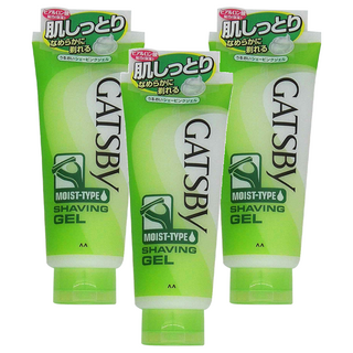 GATSBy 保濕修鬍凝膠, 205g, 3個