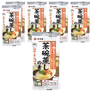 Yamaki 雅媽吉 茶碗蒸高湯 3入 鰹魚和昆布風味, 45ml, 6袋