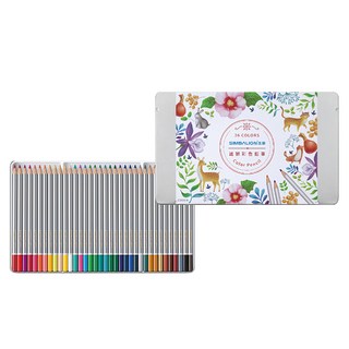 SIMBALION 雄獅 塗頭色鉛筆 C3600/8, 36色, 1盒