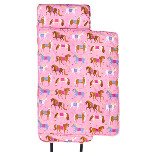 Wildkin 28系列 午睡袋 幼稚園/安親班/旅遊 自備乾淨又方便 2~7歲適用 超輕量900g, 凱莉小馬, 1個