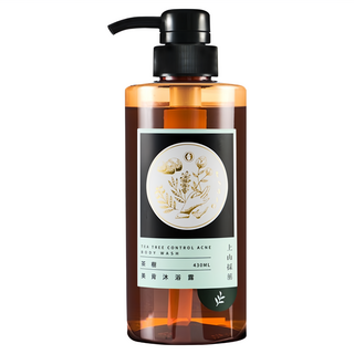 tsaio 上山採藥 美背沐浴露 茶樹 植萃成分 草本精油香氛 溫和淨化背部問題肌, 430ml, 1瓶