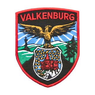 A-ONE 匯旺 荷蘭法爾肯堡 荷蘭林堡省 地標造型刺繡 7.5 x 6 CM 聚酯纖維