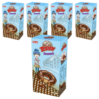 土耳其 TODAY 可可風味甜甜圈 160g*5盒 獨立包裝 下午茶點心
