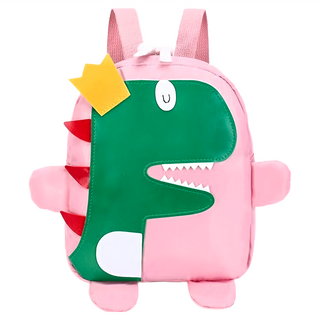 兒童防走失背包 尼龍材質 29 X 23 X 9公分, 20 x 9 x 23cm, 粉恐龍