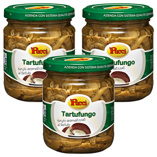 Pucci 松露風味菌菇切片，增添松露香氣, 200g, 3罐