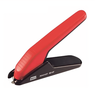 MAX 美克司 SMOOVA RZ-3F 除針器 槓桿原理設計 可拆除100張釘書針, 紅色, 1個