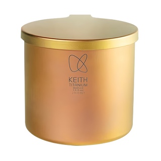 Keith Titanium鎧斯 CC炫彩鈦杯 400ml - 純鈦材質 輕巧便攜, 沙漠金, 1個