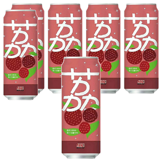 RICO 紅牌 荔枝汁, 果汁含量12%, 490ml, 6罐