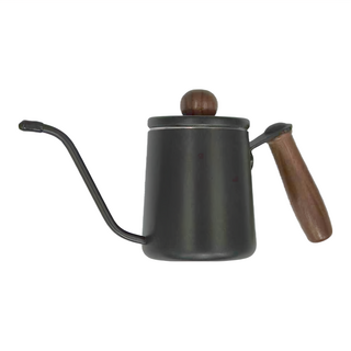 PAKCHOICE 寶選 木把手圓釘珠咖啡手沖壺, 手沖咖啡壺, 350ml, 1個