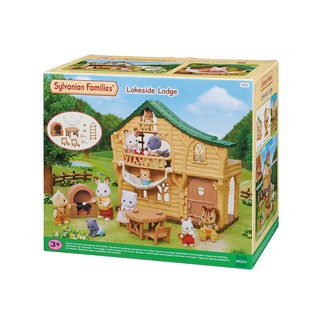 EPOCH Sylvanian Families 森林家族 湖邊小屋 Set, 包括家具和配件, SY-5451, 1組, 木