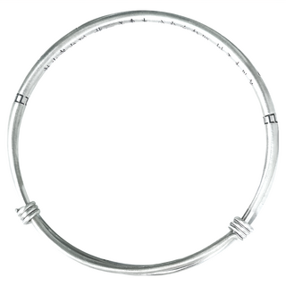 菩提圓滿 六字箴言手環，999純銀，可調整式手圈, CCH-005, 3.5mm